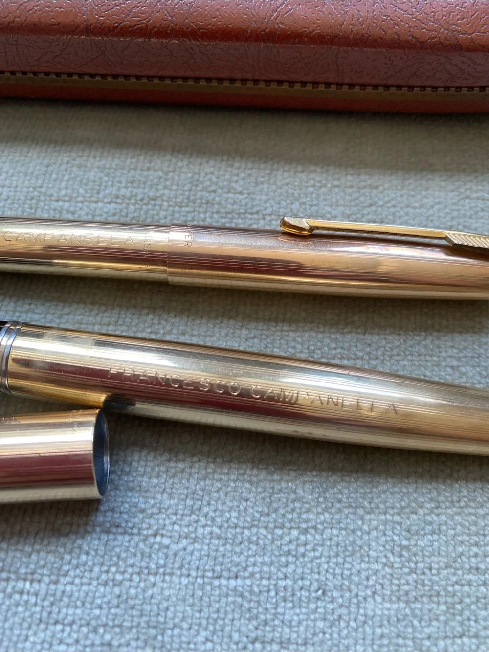 Parker 51 vintage gold-plated set